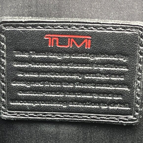 Tumi Alpha 3 Black Nylon Handles & Shoulder Strap T-Pass Laptop Briefcase Sz L - Picture 11 of 16